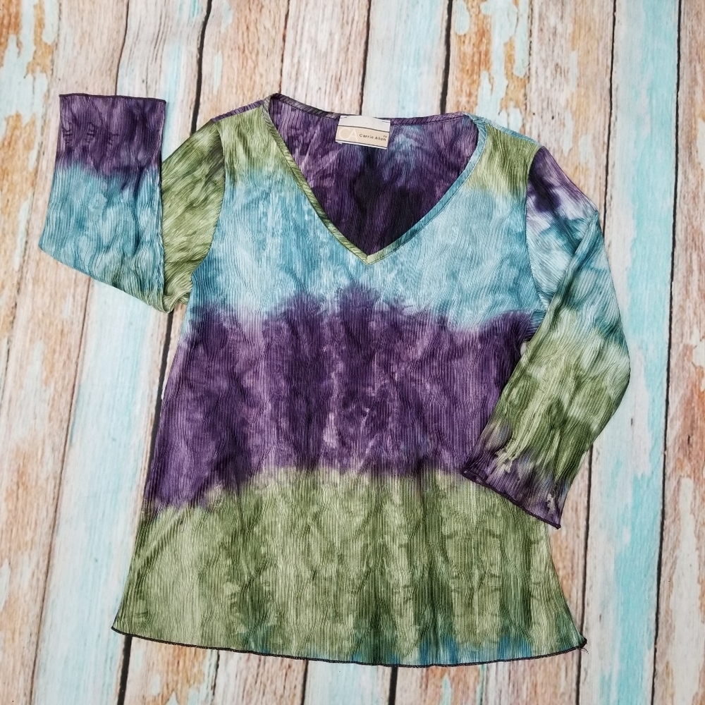 🌻 Carrie Allen  CA top size  small 3/4 sleeve
